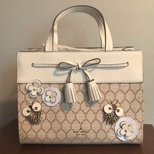 Small Hayes Bee Embellished Kate Spade Satchel